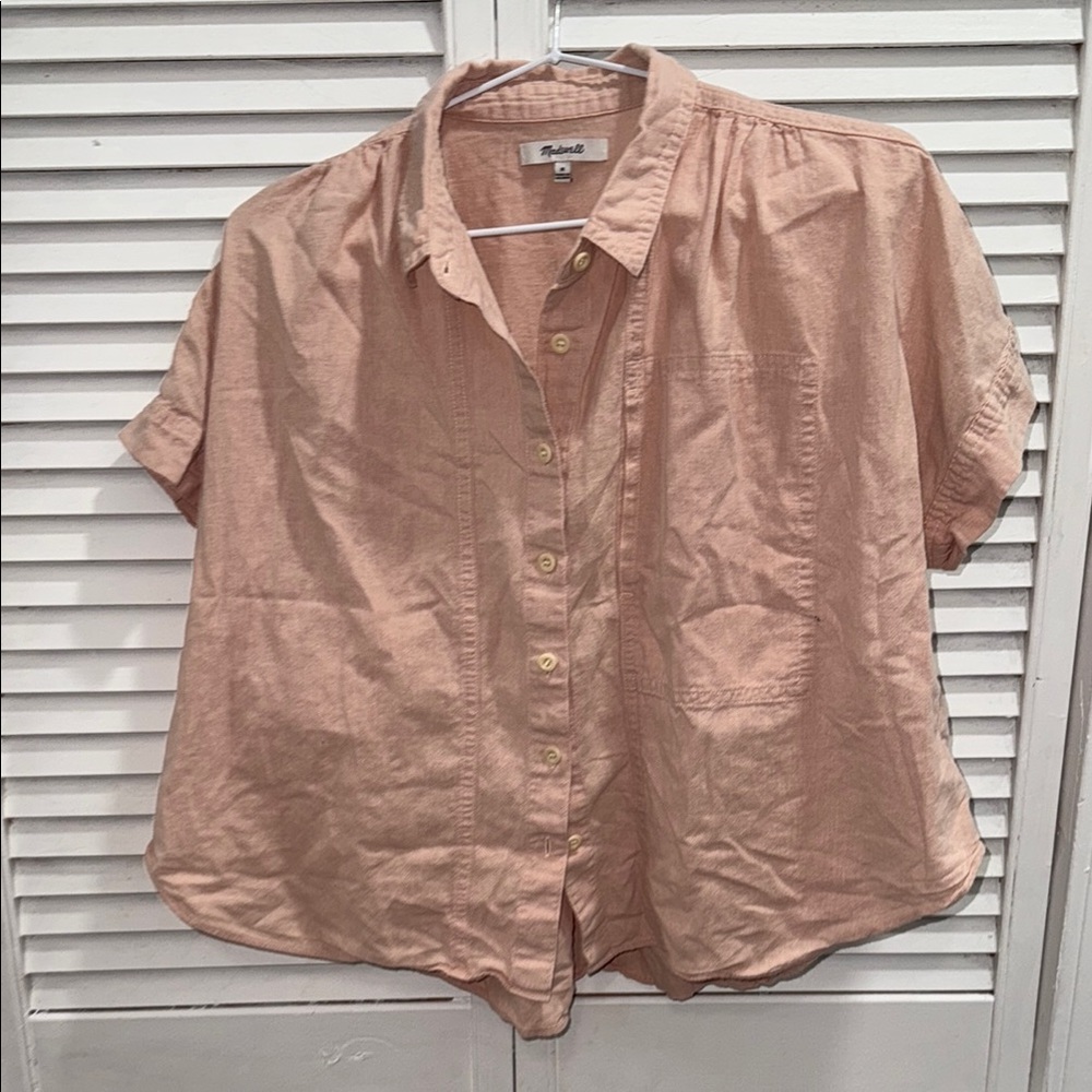 Madewell Pink Crop Top